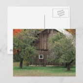 Carte Postale Grange rustique au Michigan (Devant / Derrière)