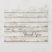 Carte Postale grange rustique en bois de grange merci pour votre (Devant)