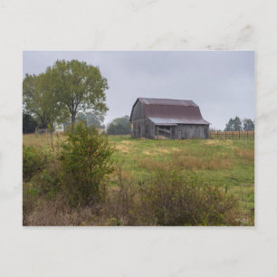 Carte Postale Grange sur une colline