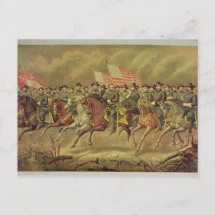 Carte Postale Grant et ses officiers