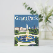 Carte Postale Grant Park Illinois (Debout devant)