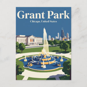 Carte Postale Grant Park Illinois