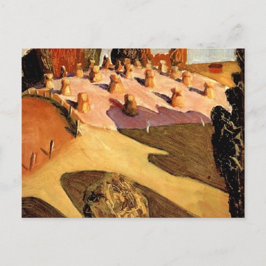 Carte Postale Grant Wood - Iowa View, art (Devant)