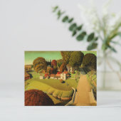Carte Postale Grant Wood - Le lieu de naissance d'Herbert Hoover (Debout devant)