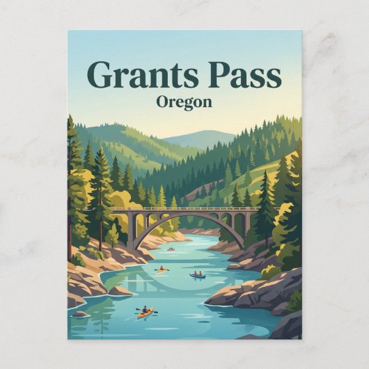 Carte Postale Grants Pass, Oregon (Devant)