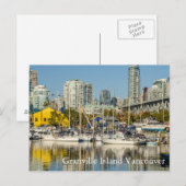 Carte Postale Granville Island Vancouver BC (Devant / Derrière)