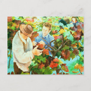 Carte Postale Grape Pickers 1996