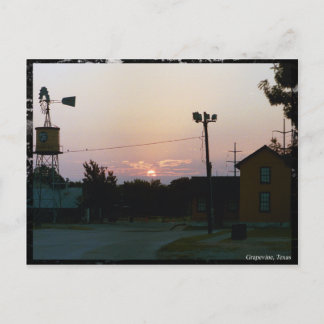 Carte postale Grapevine Sunrise