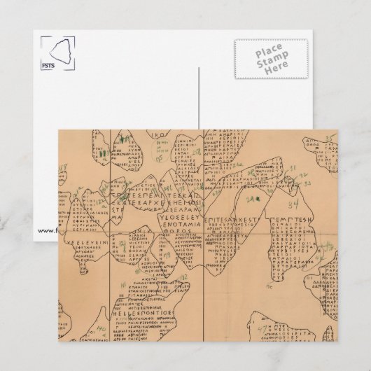 Carte postale graphique (Devant / Derrière)