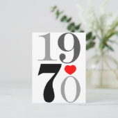 CARTE POSTALE GRAPHIQUE 1970 (Debout devant)