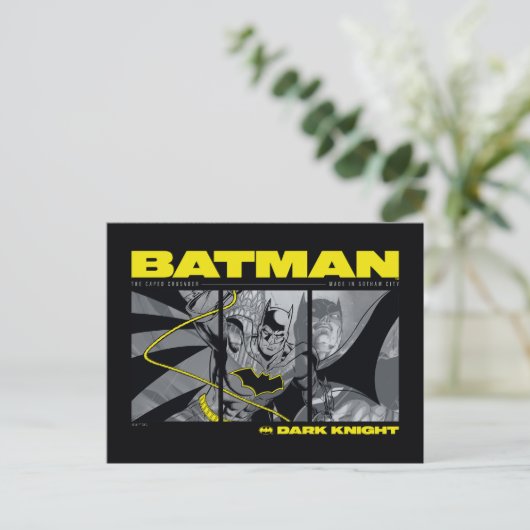 Carte Postale Graphique à écran tridimensionnel Batman Comic (Debout devant)
