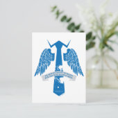 Carte Postale Graphique de citation de Cravate de Castiel surnat (Debout devant)