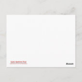 Carte Postale Graphique de direction japonais (Dos)