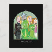 Carte Postale Graphique de la famille Rick et Morty (Devant)