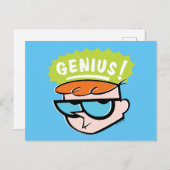 Carte Postale Graphique de légende Dexter "Genius" (Devant / Derrière)