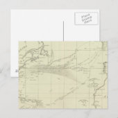 Carte Postale Graphique de l'océan Atlantique (Devant / Derrière)