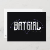 Carte Postale Graphique de nom haute technologie Batgirl (Devant / Derrière)