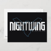 Carte Postale Graphique de nom high-tech Nightwing (Devant / Derrière)