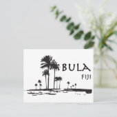 Carte Postale Graphique de palmier de Bula Fiji (Debout devant)