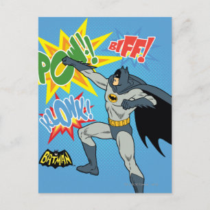 Carte Postale Graphique de poinçonnage Batman