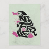 Carte Postale Graphique de typographie NIFFLER™ (Devant)