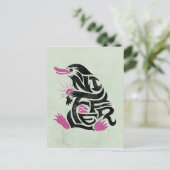 Carte Postale Graphique de typographie NIFFLER™ (Debout devant)