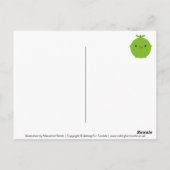 Carte Postale Graphique des fruits de saison du Royaume-Uni (Dos)