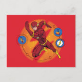 Carte Postale Graphique d'exécution du laboratoire Flash de dess (Devant)