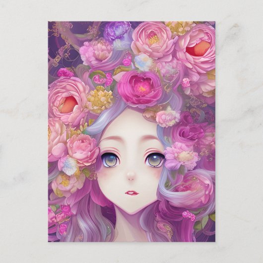 Carte Postale Graphique d'Imaginaire Sun d'Anime (Devant)