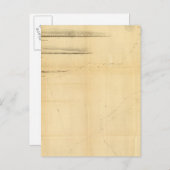 Carte Postale Graphique du continent antarctique (Devant / Derrière)