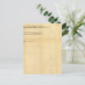 Carte Postale Graphique du continent antarctique (Debout devant)