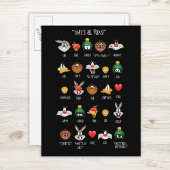 Carte Postale Graphique Emoji LOONEY TUNES™