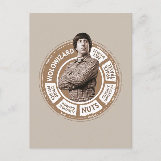 Carte Postale Graphique Howard Info (Devant)