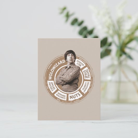 Carte Postale Graphique Howard Info (Debout devant)