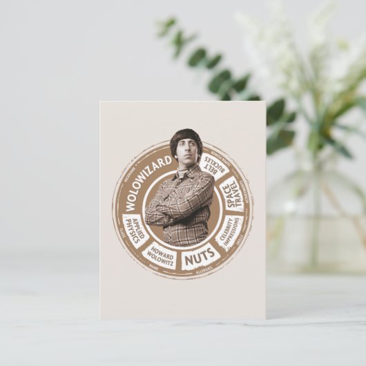 Carte Postale Graphique Howard Info (Debout devant)