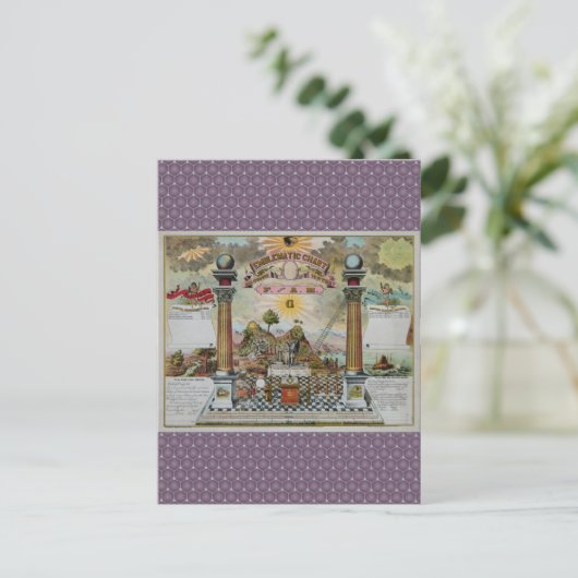 Carte Postale Graphique maçonnique 2 (Debout devant)