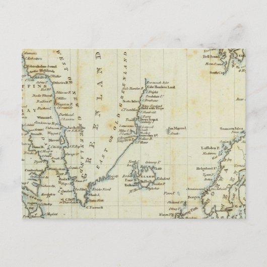 Carte Postale Graphique, Mer Polaire (Devant)