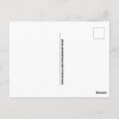 CARTE Postale GRAPHIQUE NOIRE CAT EYES (Dos)