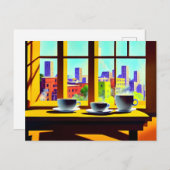 Carte Postale Graphique vintage (Devant / Derrière)