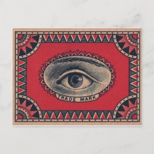 Carte postale graphique vintage