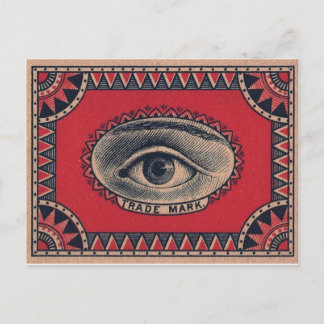 Carte postale graphique vintage