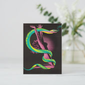 Carte postale graphique vintage (Debout devant)