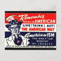 Carte postale graphique vintage