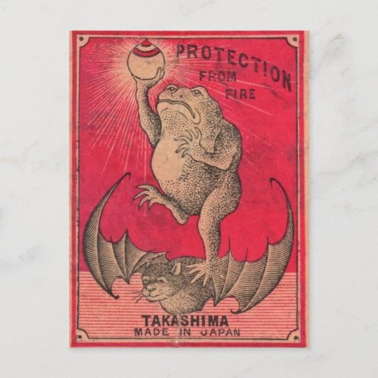 Carte postale graphique vintage (Devant)