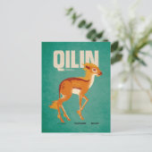 Carte Postale Graphique Vintage Qilin (Debout devant)