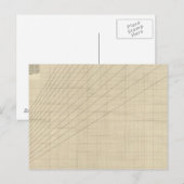 Carte Postale Graphique vitesse, temps, distance (Devant / Derrière)