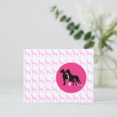 Carte Postale Graphiques Grand Danois (Debout devant)