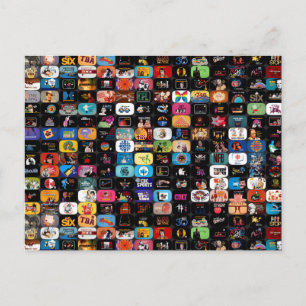 Carte Postale  Graphiques historiques et logos de CBC