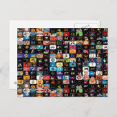 Carte Postale  Graphiques historiques et logos de CBC (Devant / Derrière)