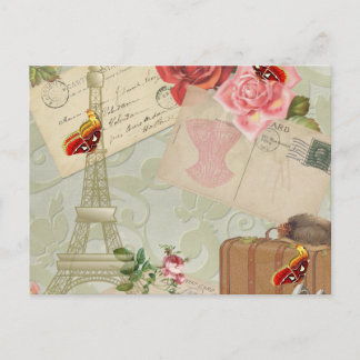 Carte Postale Graphiques Paris vintage